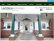 Tablet Screenshot of laconiahousing.org